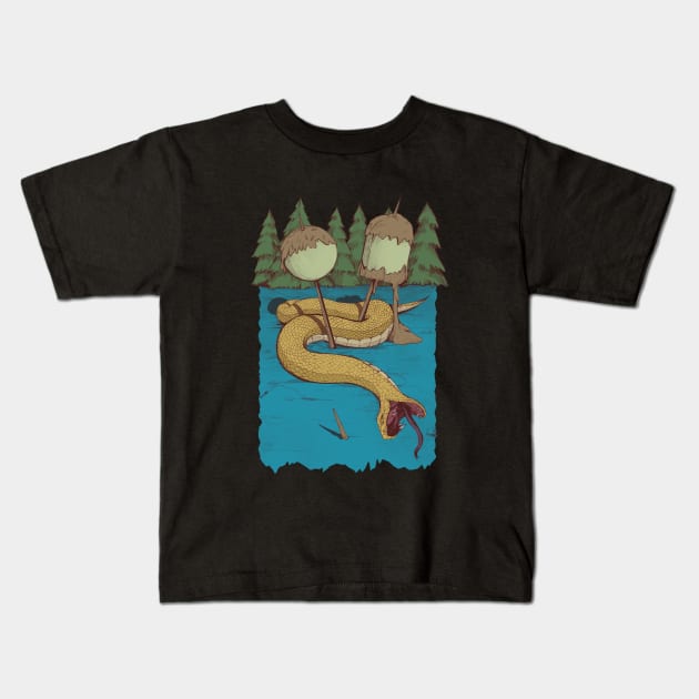 MARCELINE'S ROCK SHIRT FOR PB(NO-FACE) Kids T-Shirt by Abirdeer